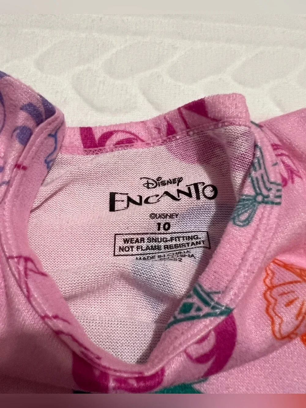 💗 Disney - Encantó Pink Girls' Character Long-Sleeve Pajama Set‎